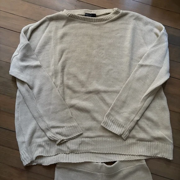 Cozy Cream Knit set - Picture 3 of 3